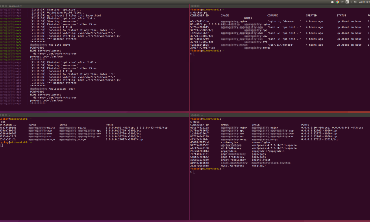 Filter Out Docker Noise